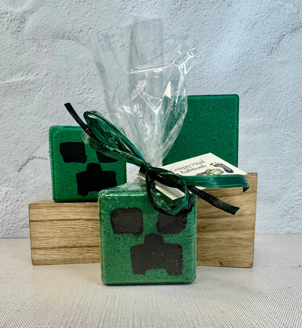 Minecraft Creeper Hoofd Lavendel Bruisbal voor in bad