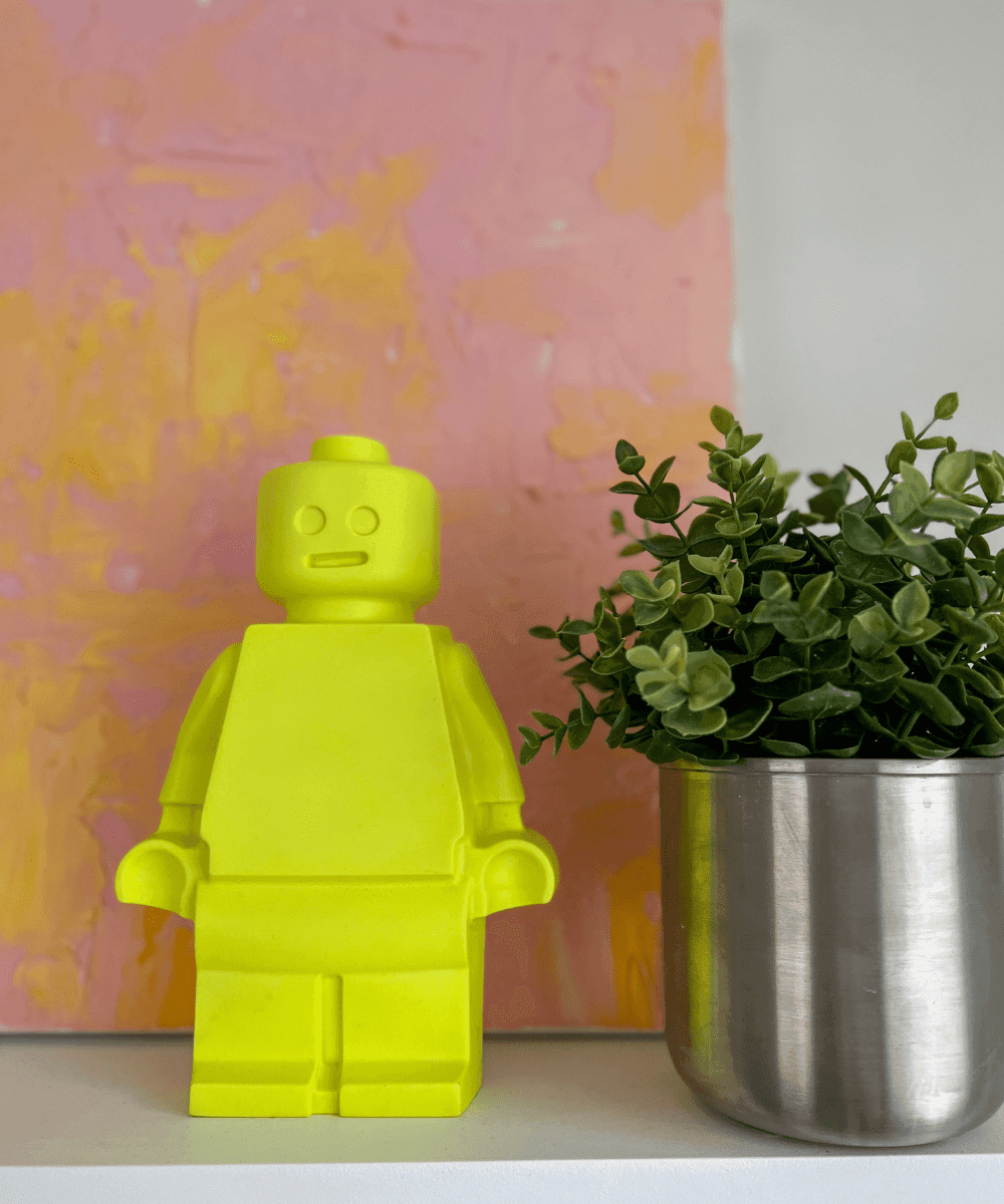 Block Buddy maxi-figuur: Geel