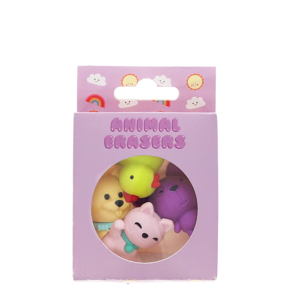 Schattige dieren gum (set van 4) - Medley