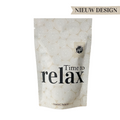 Badzout met tekst