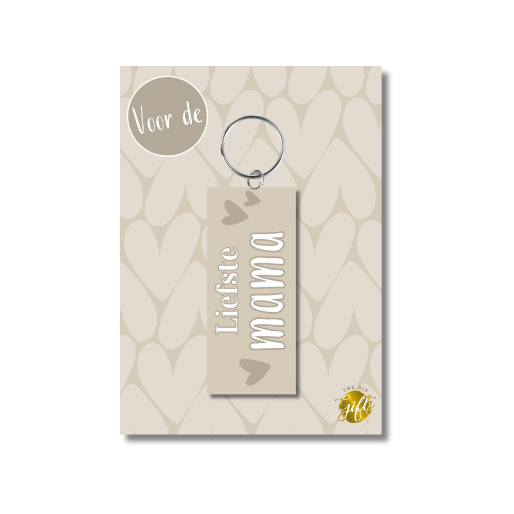 sleutelhanger – Papa/mama/lieverd dat ben jij