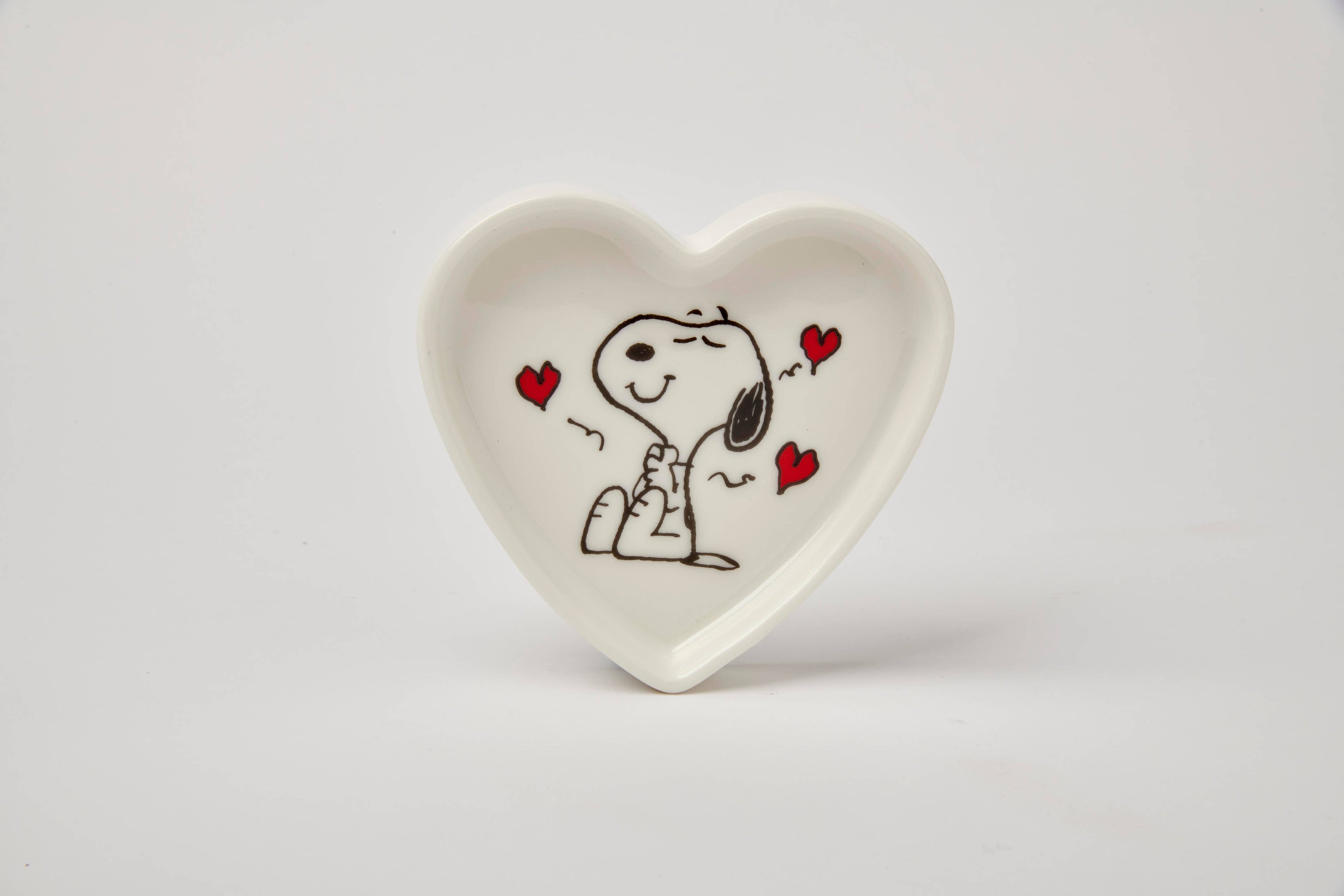 Peanuts hartvormig keramisch schaaltje - Love