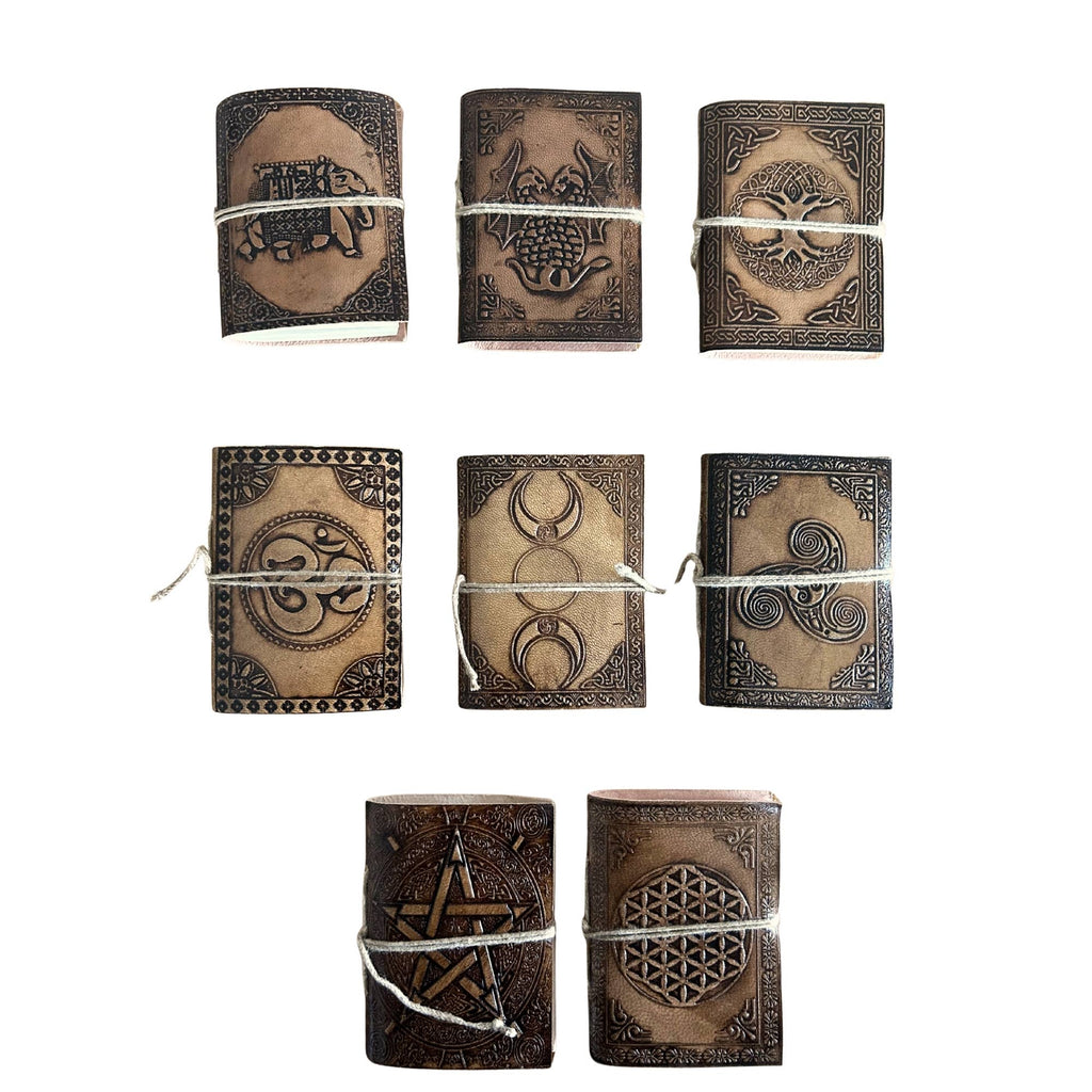 Leren Notitieboekjes - Kleine Esoterische Assortiment