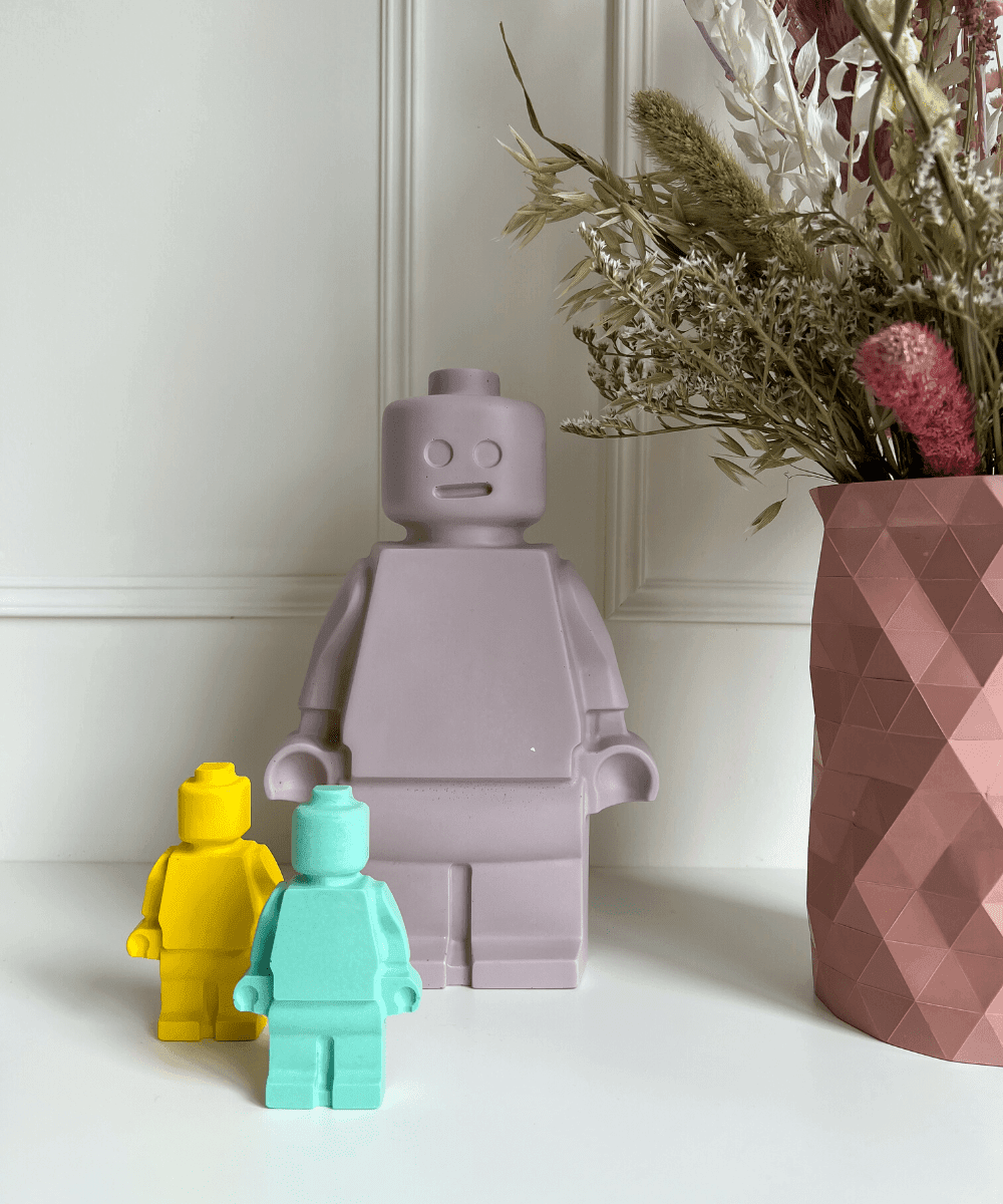 Block Buddy maxi-figuur: Geel