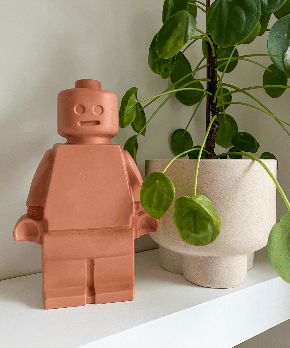 Block Buddy maxi-figuur: Zwart