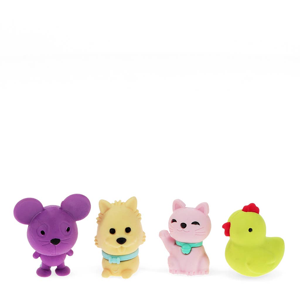 Schattige dieren gum (set van 4) - Medley
