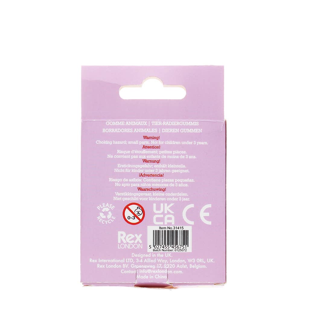 Schattige dieren gum (set van 4) - Medley