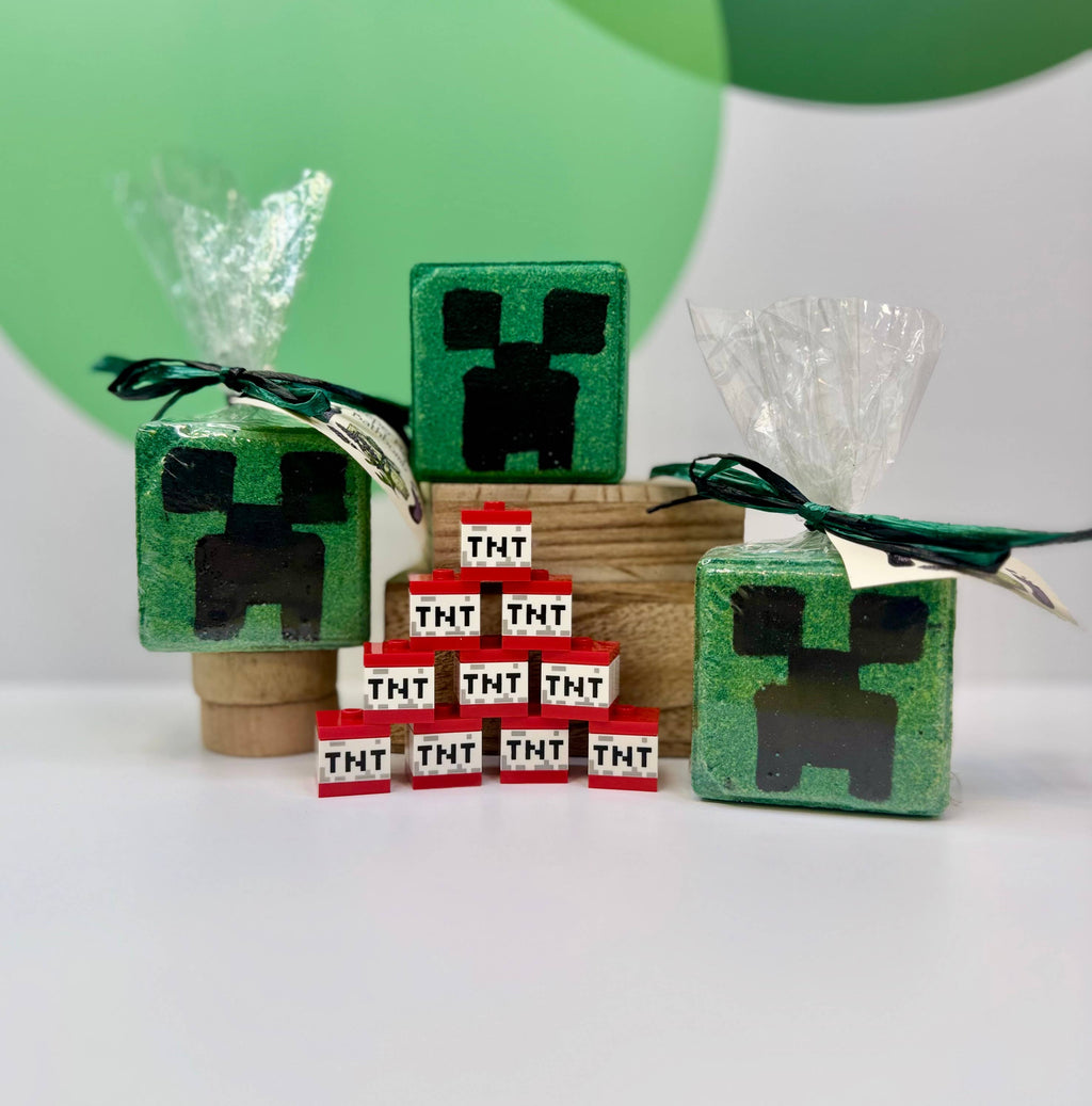 Minecraft Creeper Hoofd Lavendel Bruisbal voor in bad