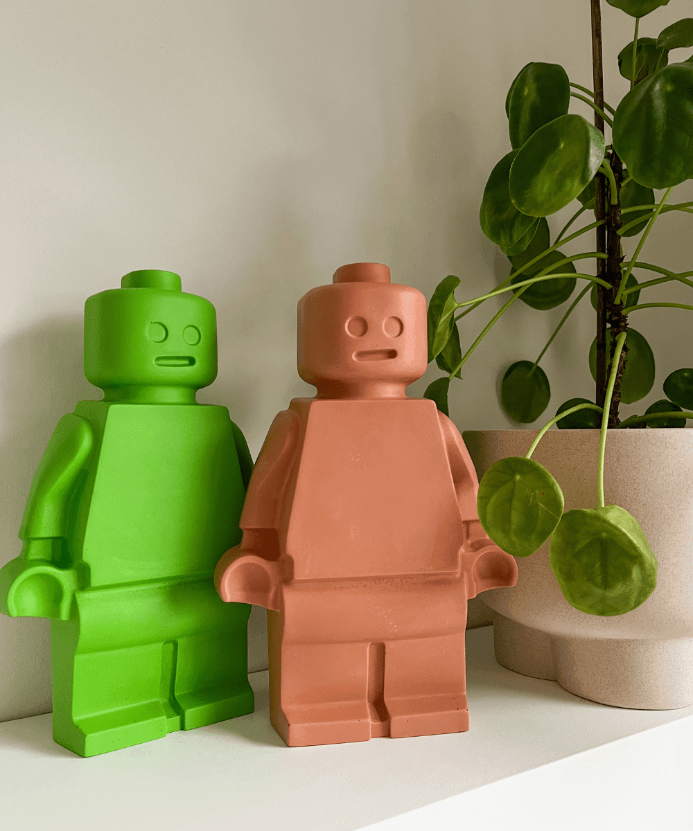 Block Buddy maxi-figuur: Zwart