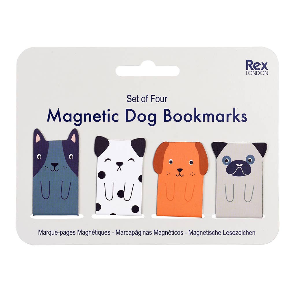 Magnetische bladwijzers voor honden (set van 4)