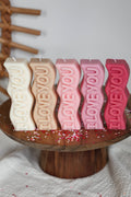 J'adore ta bougie : rose pastel
