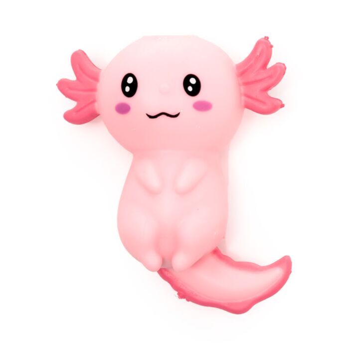 Stretch knijp speelgoed Axolotl