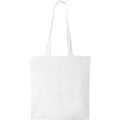 Madras 140 g/m² katoenen draagtas 7L - Wit